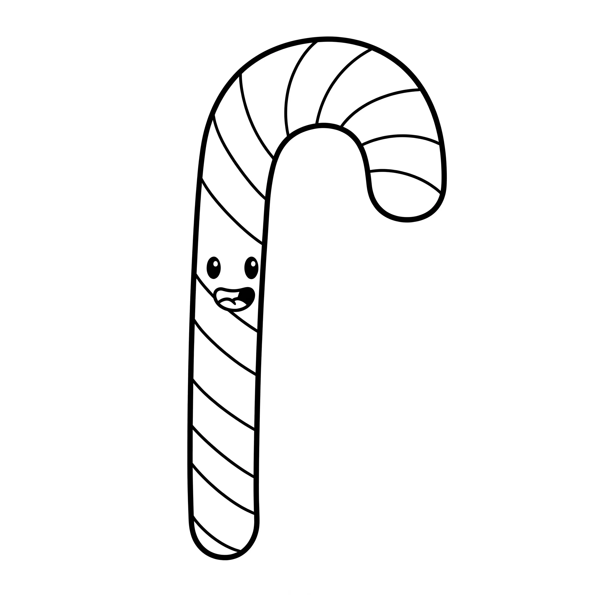 coloriage Sucre D’orge pour enfant de 7 ans
