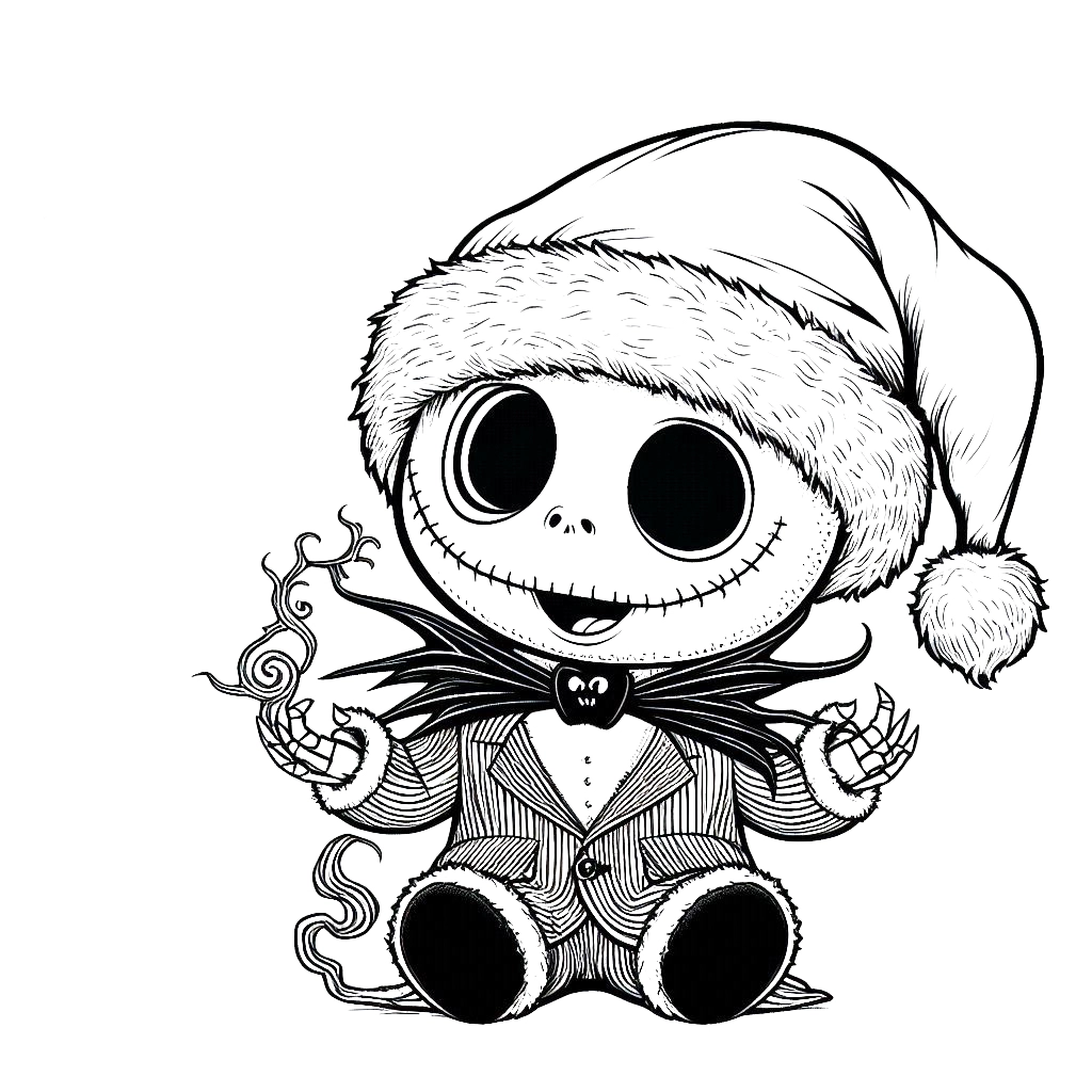 coloriage The Nightmare Before Christmas en ligne