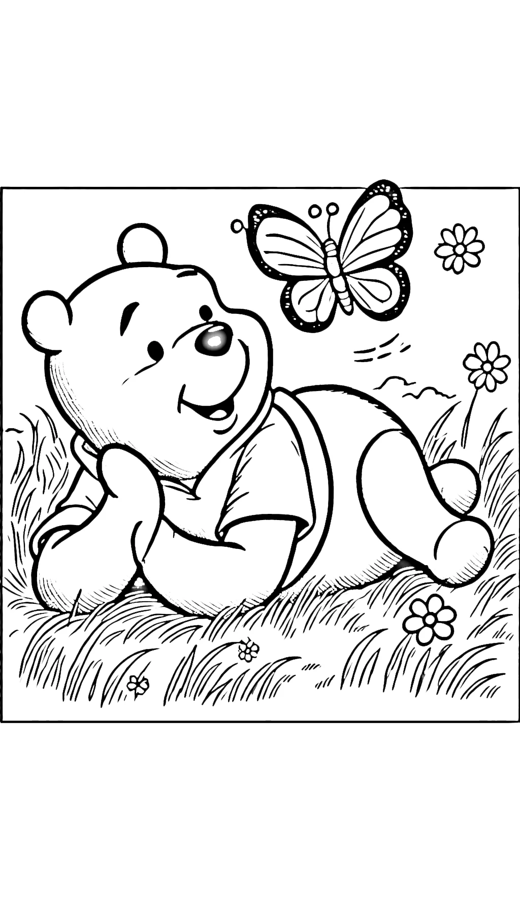 coloriage Winnie l’ourson et dessins