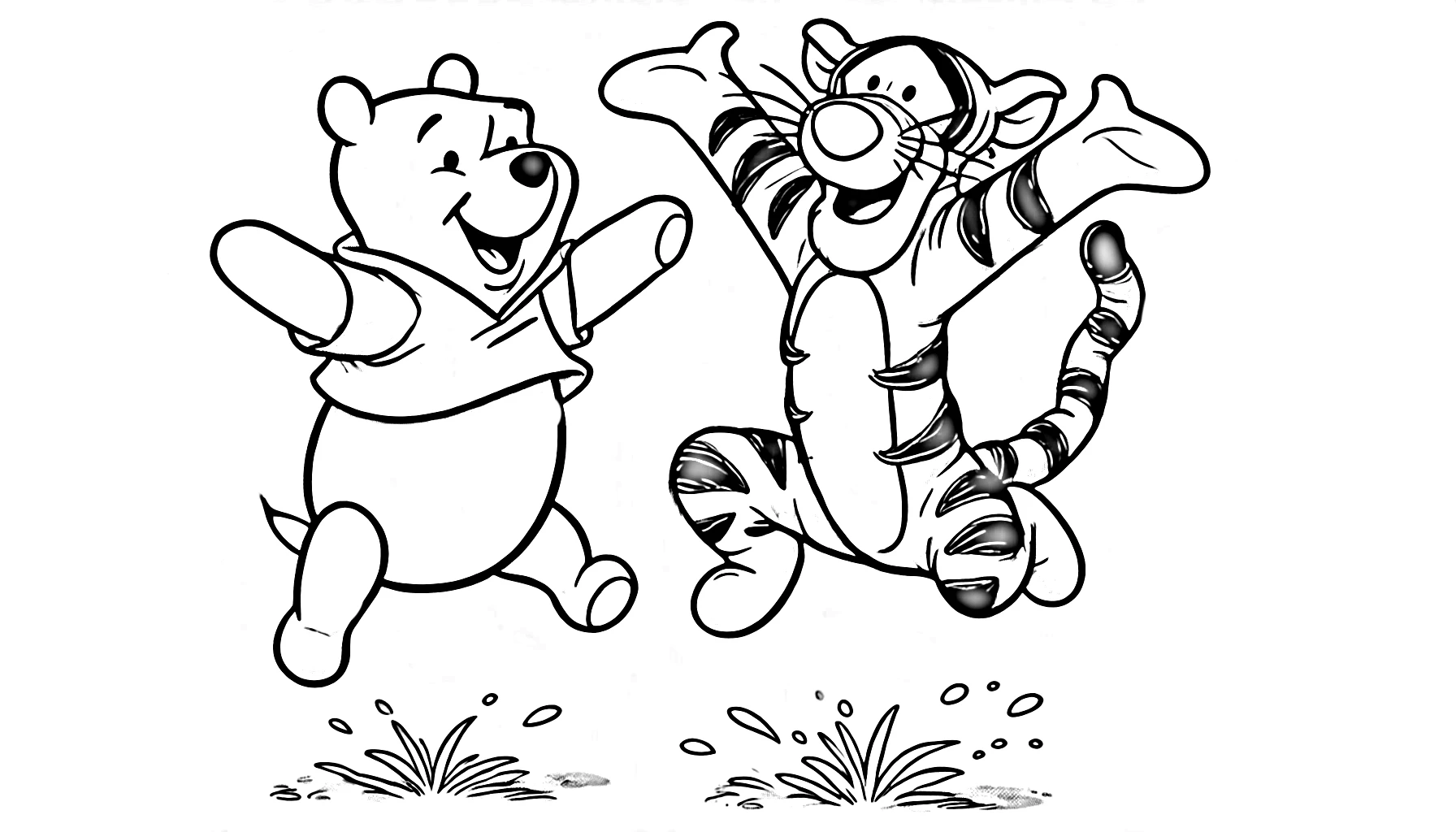 coloriage Winnie l’ourson gratuit a imprimer 1