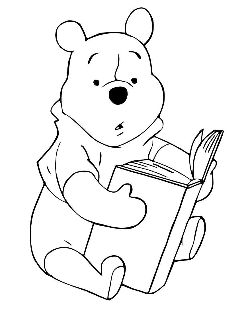 coloriage Winnie l’ourson a imprimer