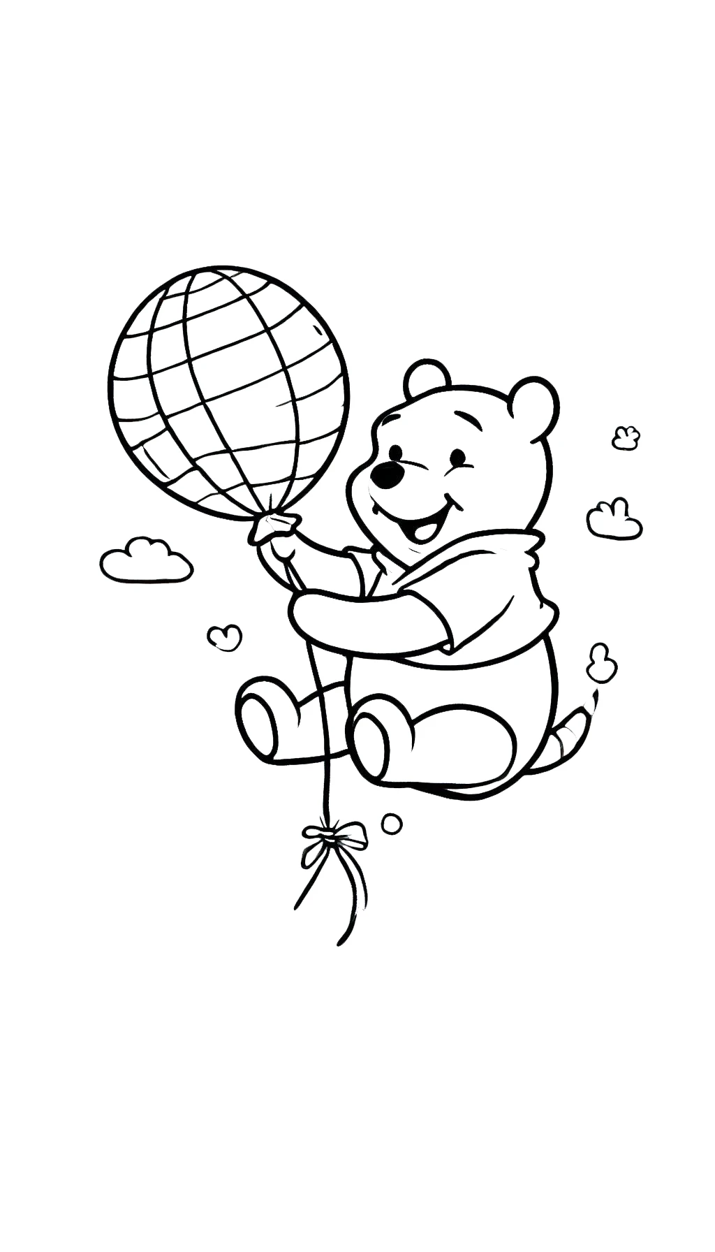 coloriage Winnie l’ourson gratuit a imprimer