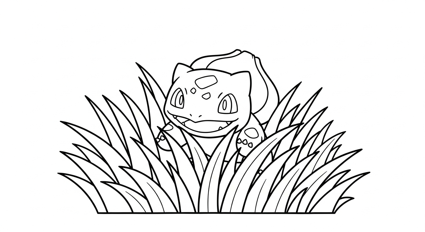 imprimer coloriage Bulbizarre updated pour enfant 1