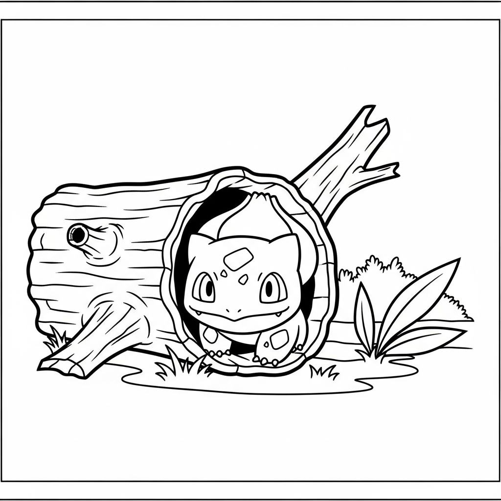 coloriage Bulbizarre updated à imprimer pour enfant de 6 ans