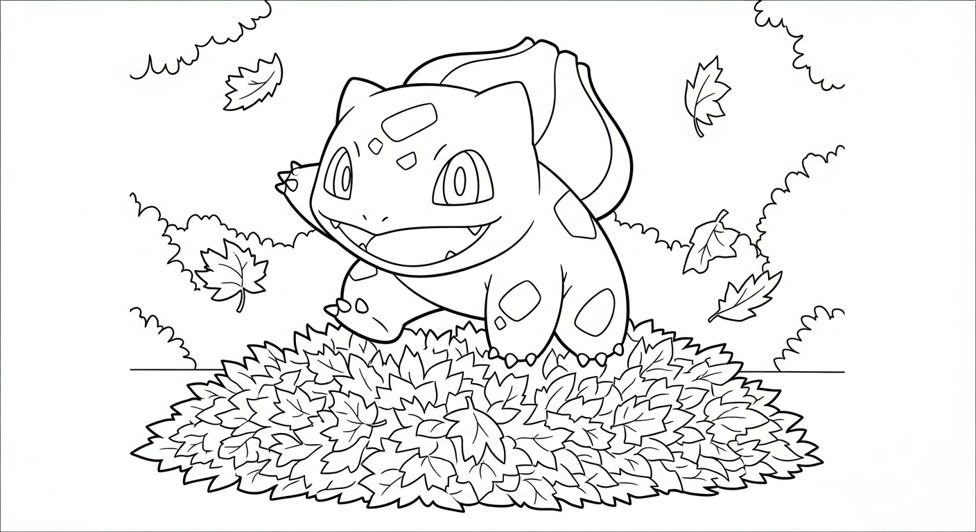 coloriage Bulbizarre updated a colorier en ligne gratuitement