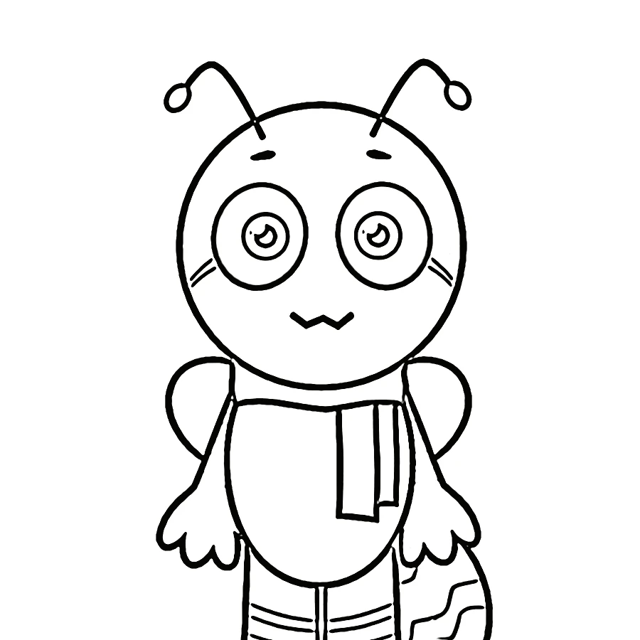 image pour coloriage Abgerny enfant