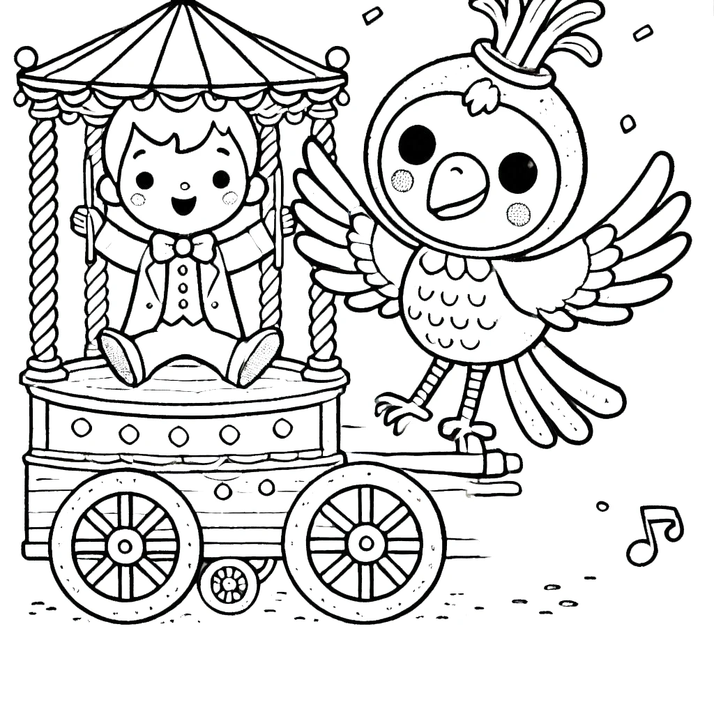 imprimer coloriage Carnaval gratuit 1