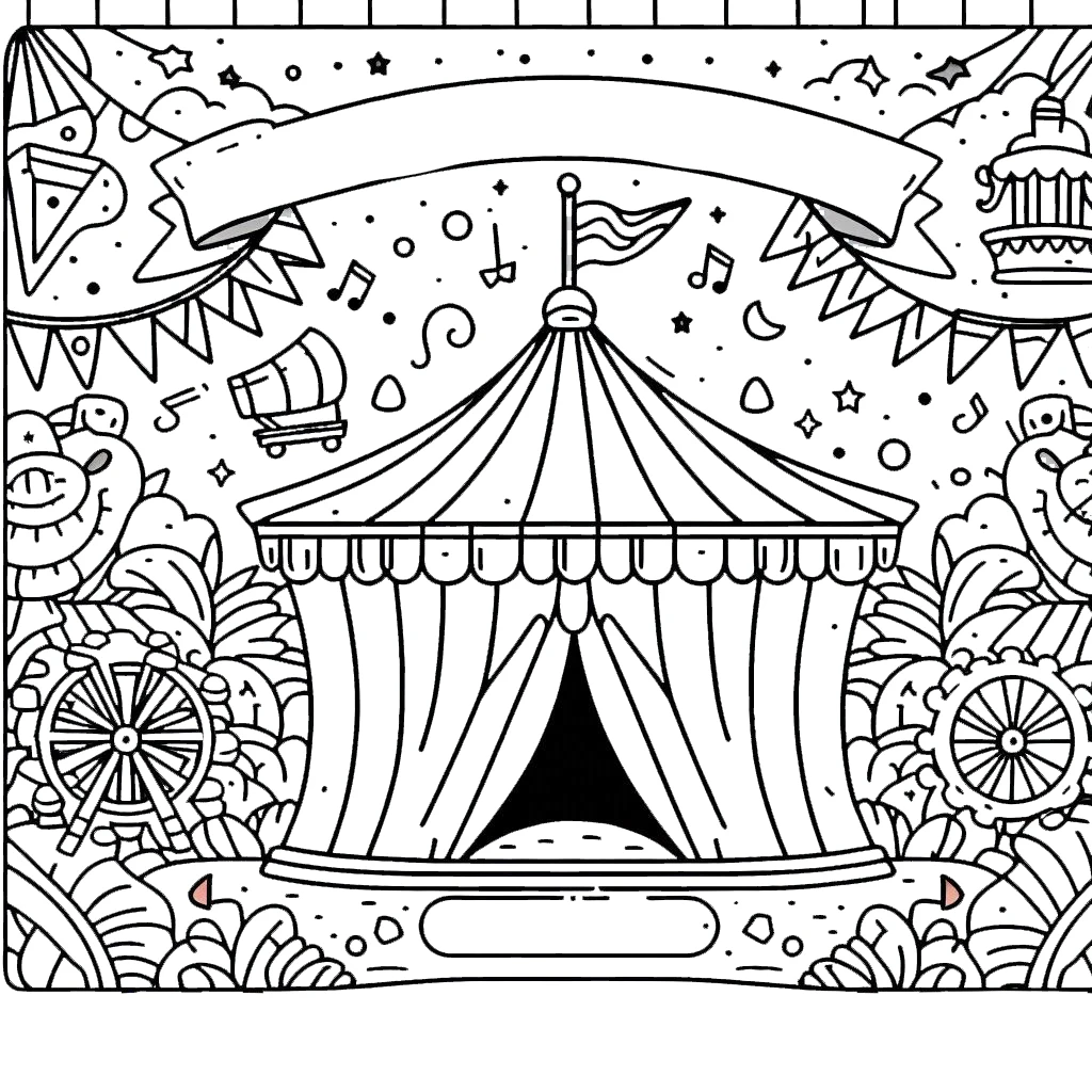 coloriage Carnaval pour enfant a imprimer gratuit