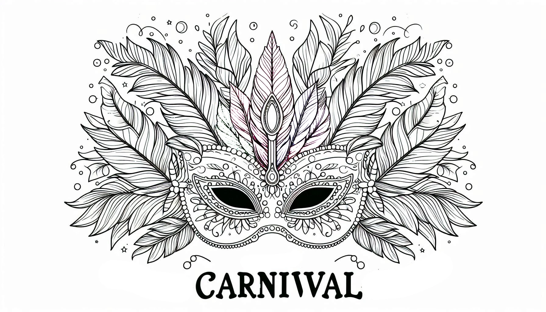 coloriage Carnaval gratuit en ligne