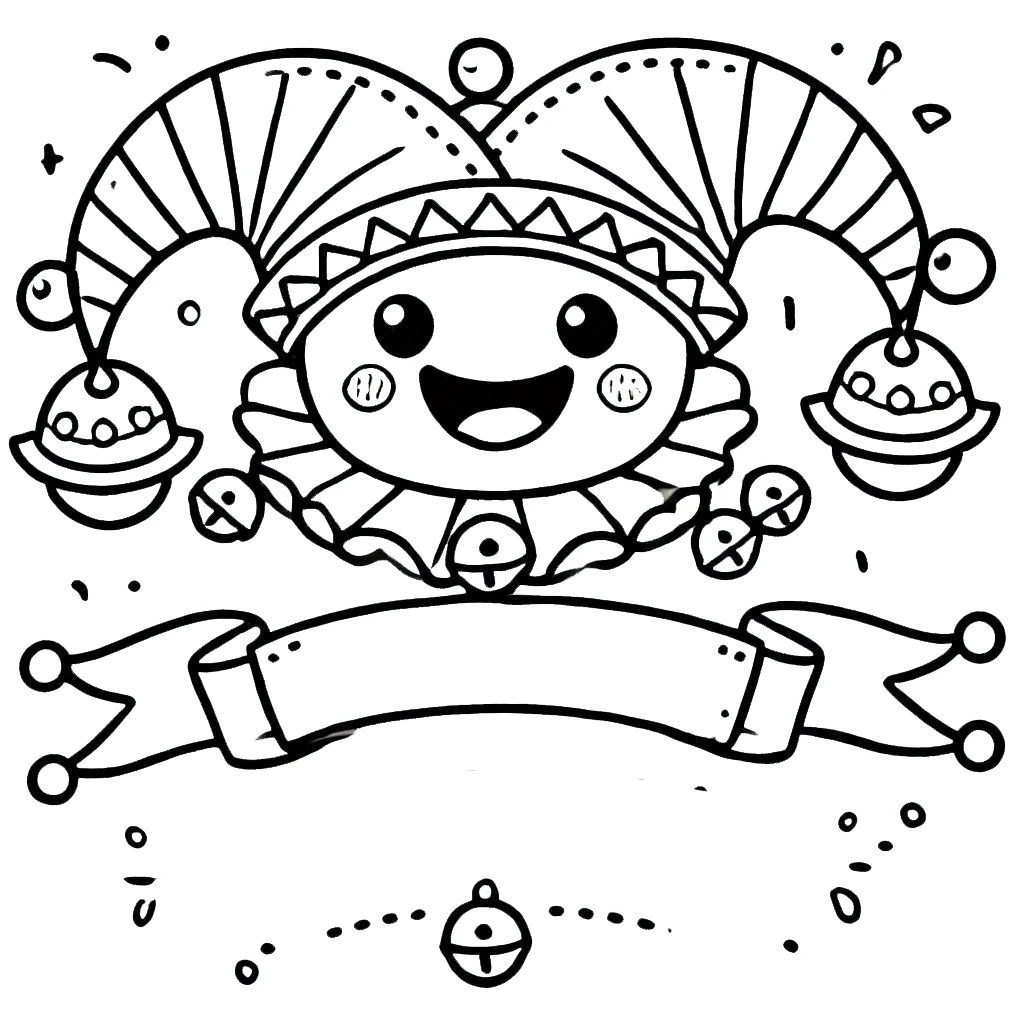 coloriage Carnaval à imprimer pour enfant de 12 ans