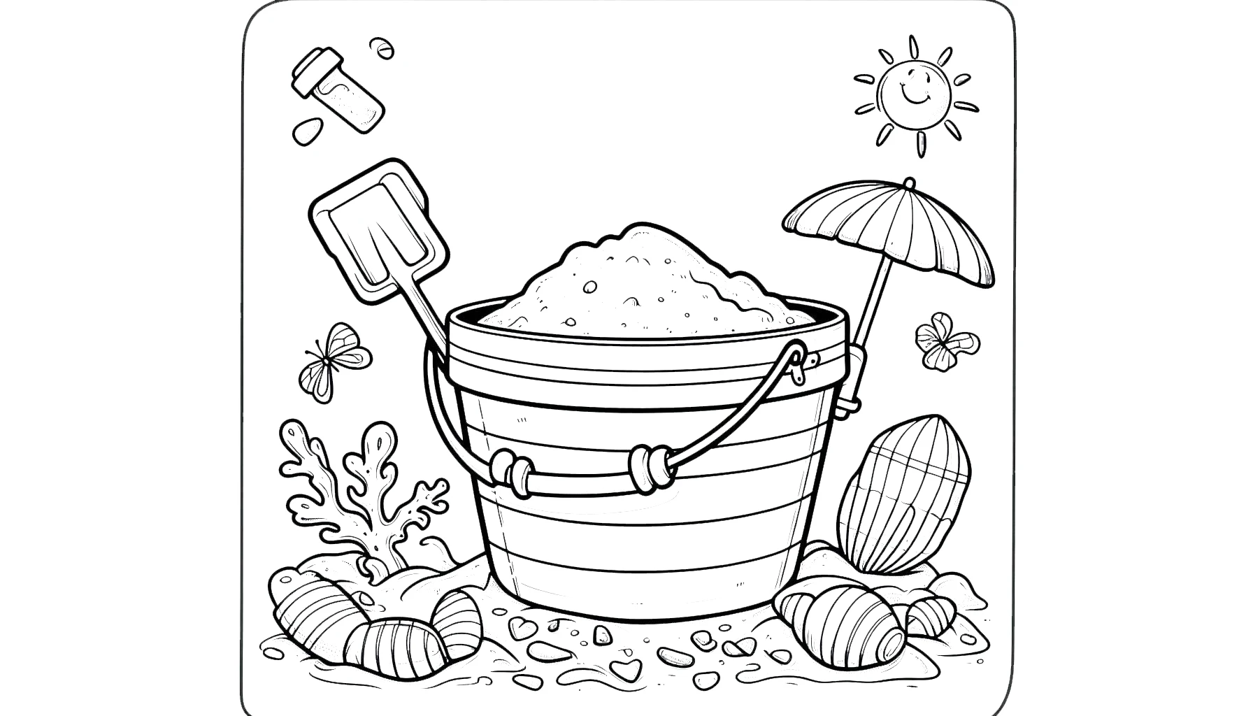 imprimer coloriage Été gratuit