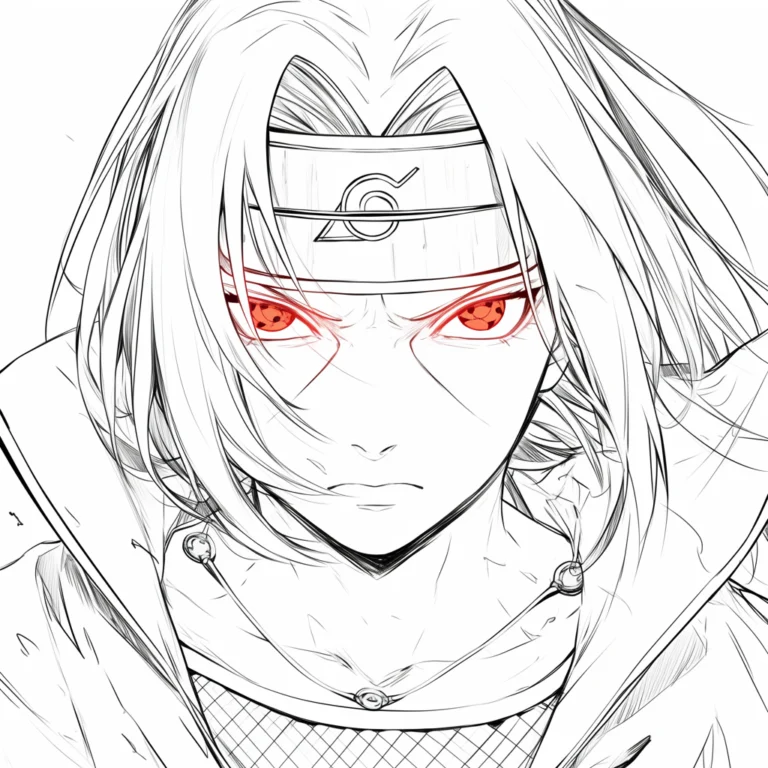 Coloriage Itachi