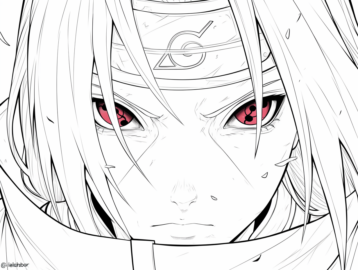 coloriage Itachi gratuit