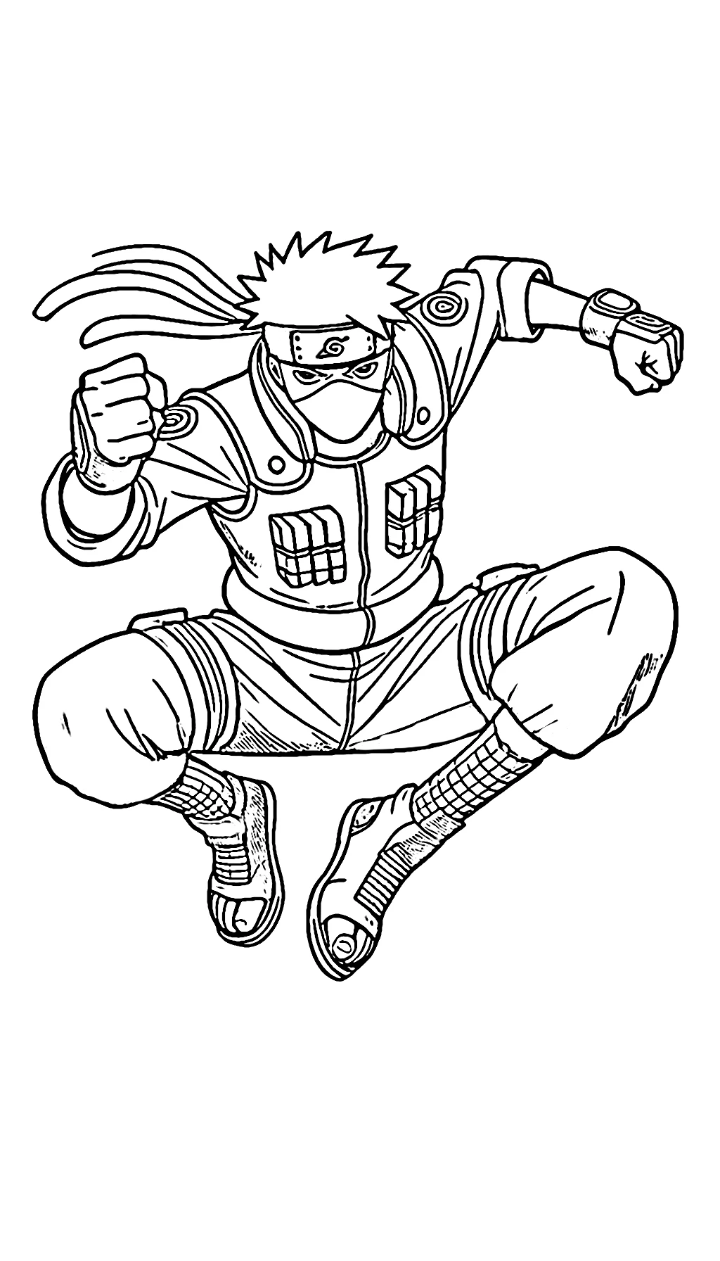 coloriage Kakashi gratuit