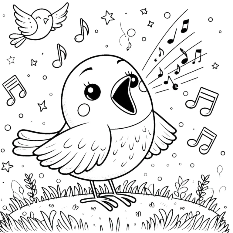 Coloriage Oiseau