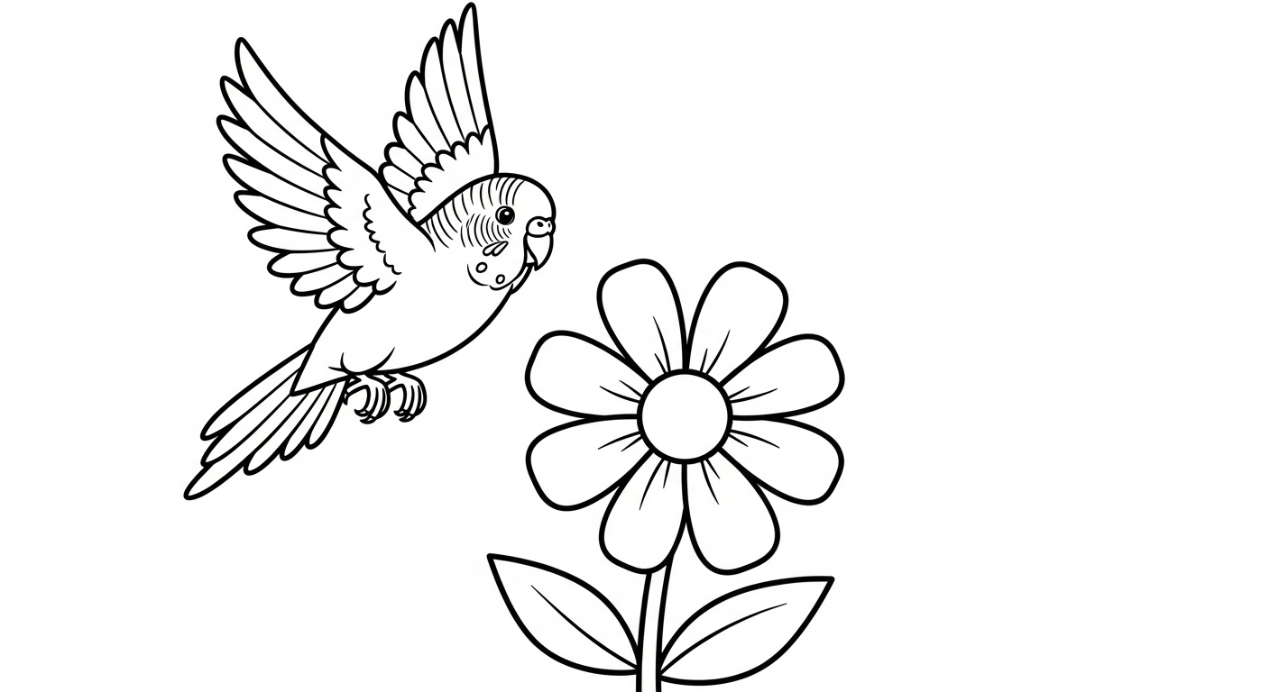 image pour coloriage Perroquet updated enfant