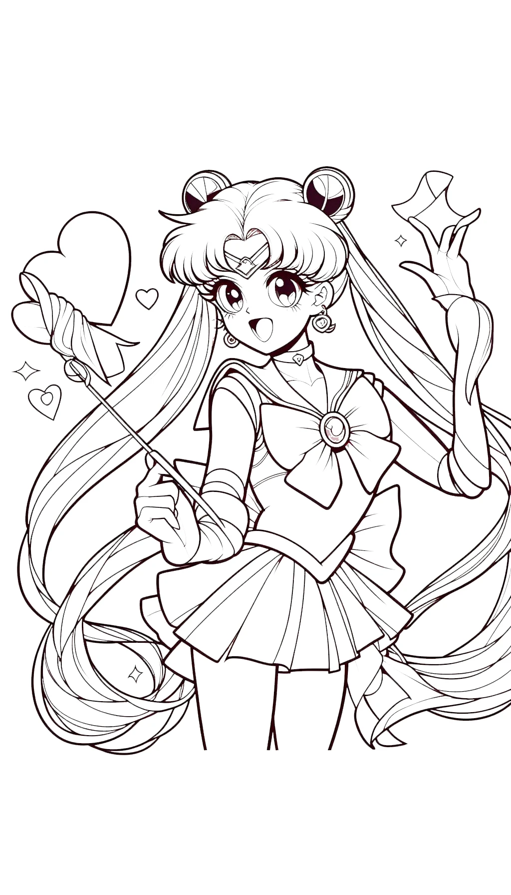 coloriage Sailor Moon a colorier en ligne