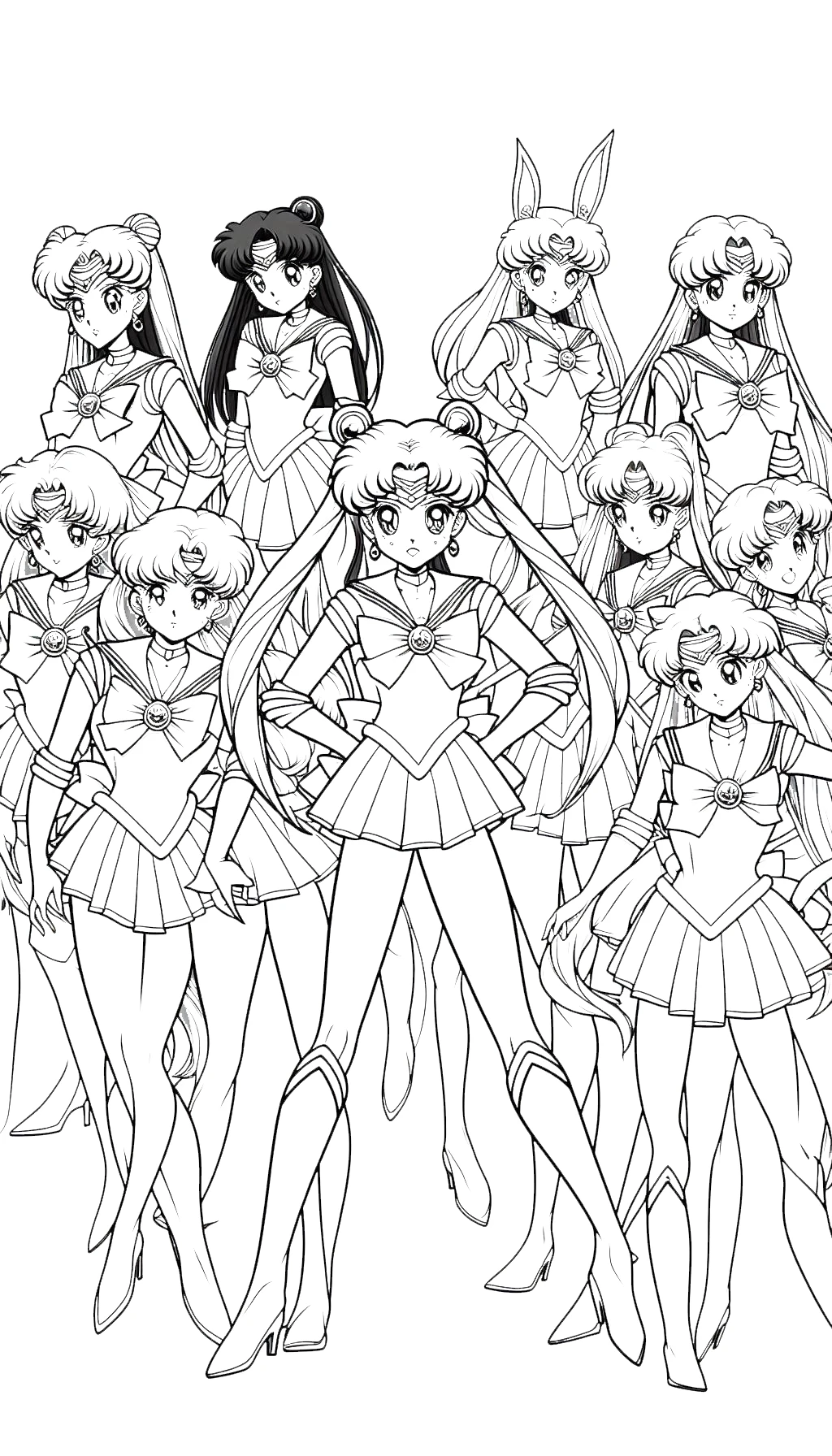 coloriage Sailor Moon de pour enfants