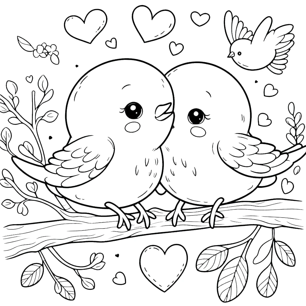 coloriage Saint Valentin en ligne