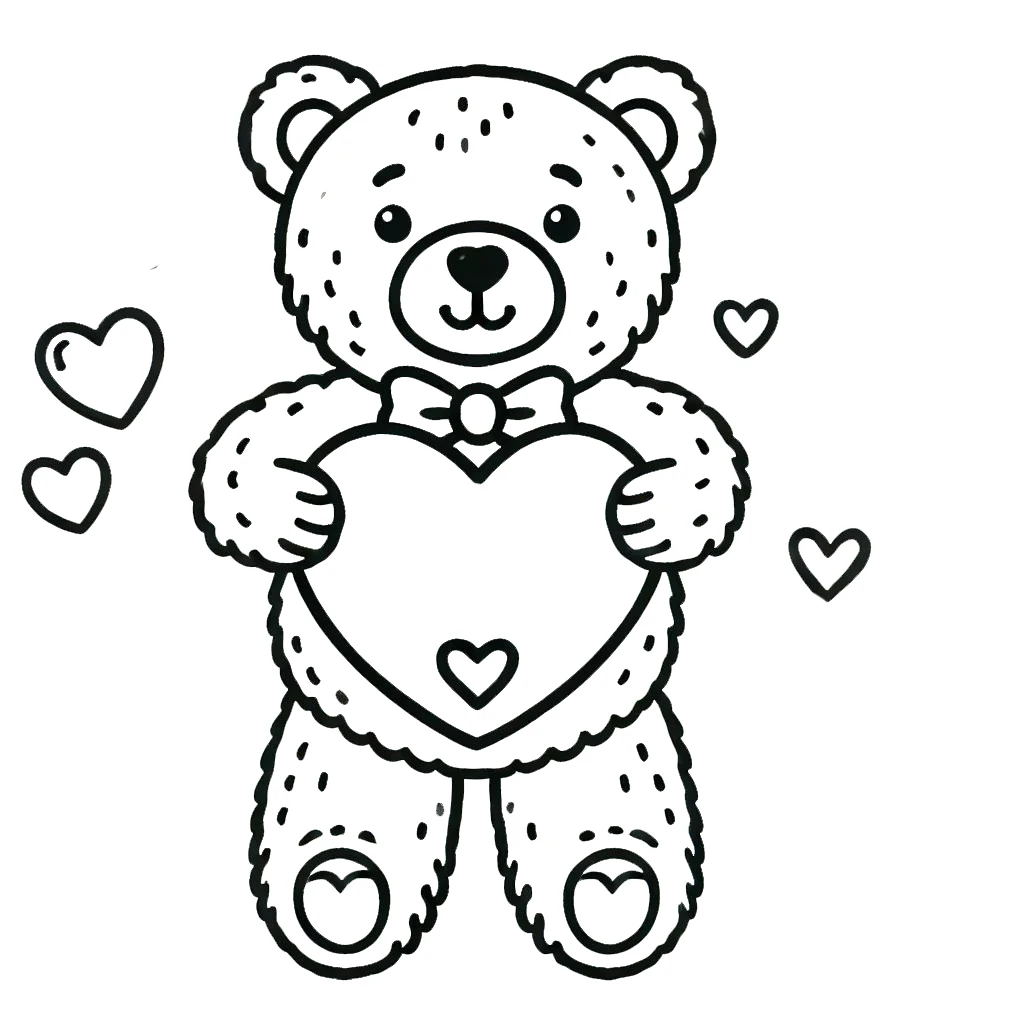 coloriage Saint Valentin a dessiner en ligne 1