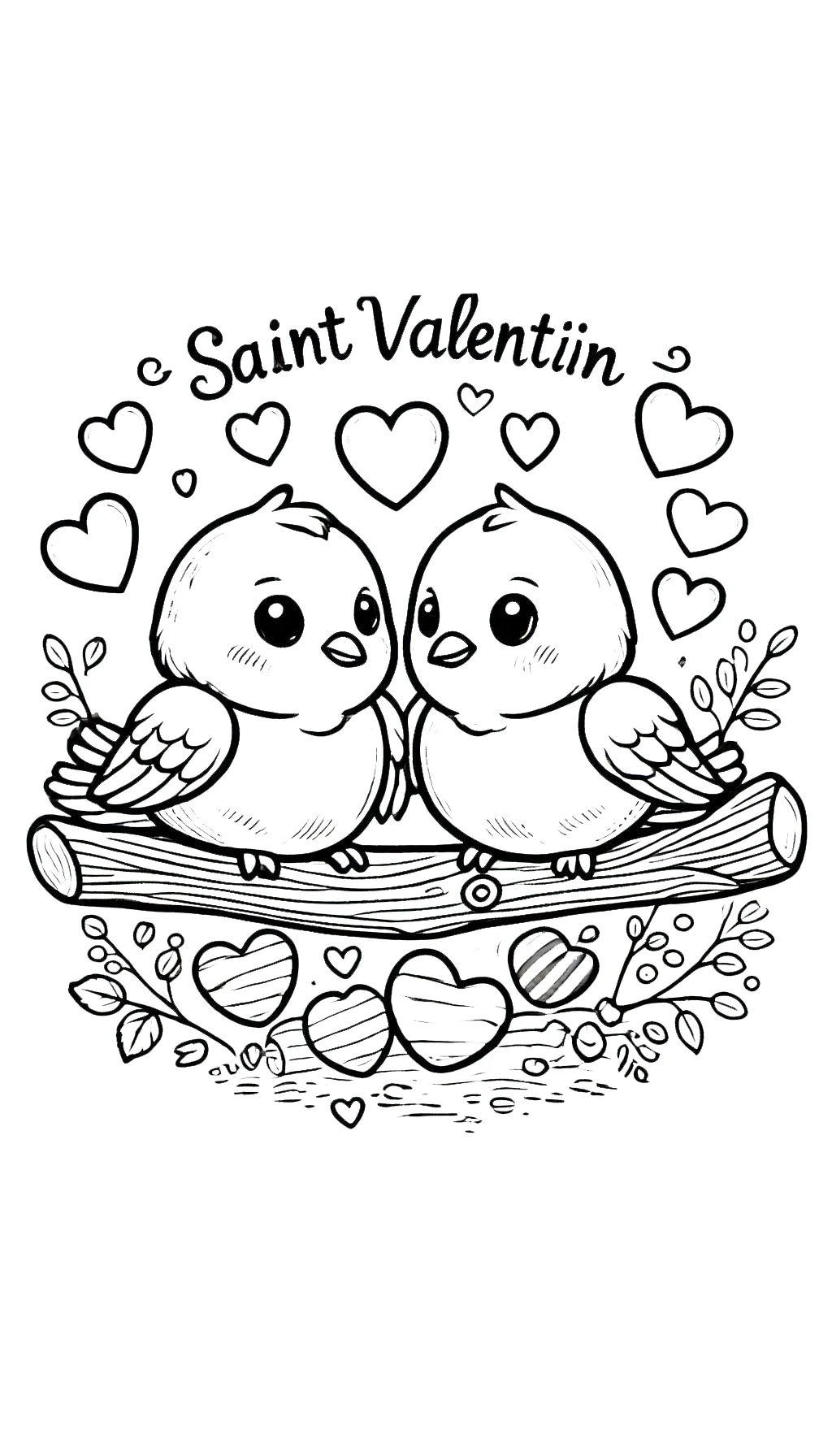 coloriage Saint Valentin et dessins