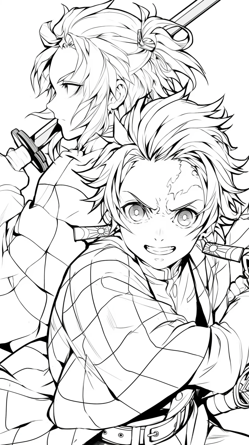 35+ Tanjiro Coloring Pages: Iconic Symbols of Demon Slayer