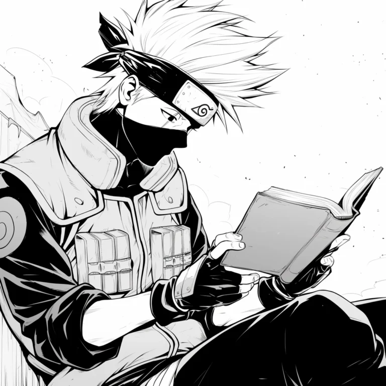 Coloriage Kakashi