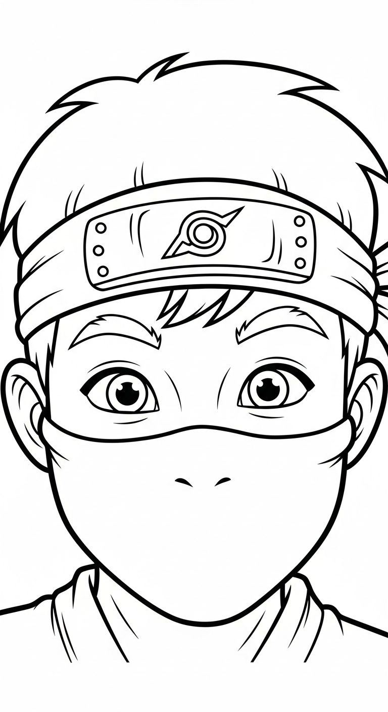 Ninja coloring page updated to print for free