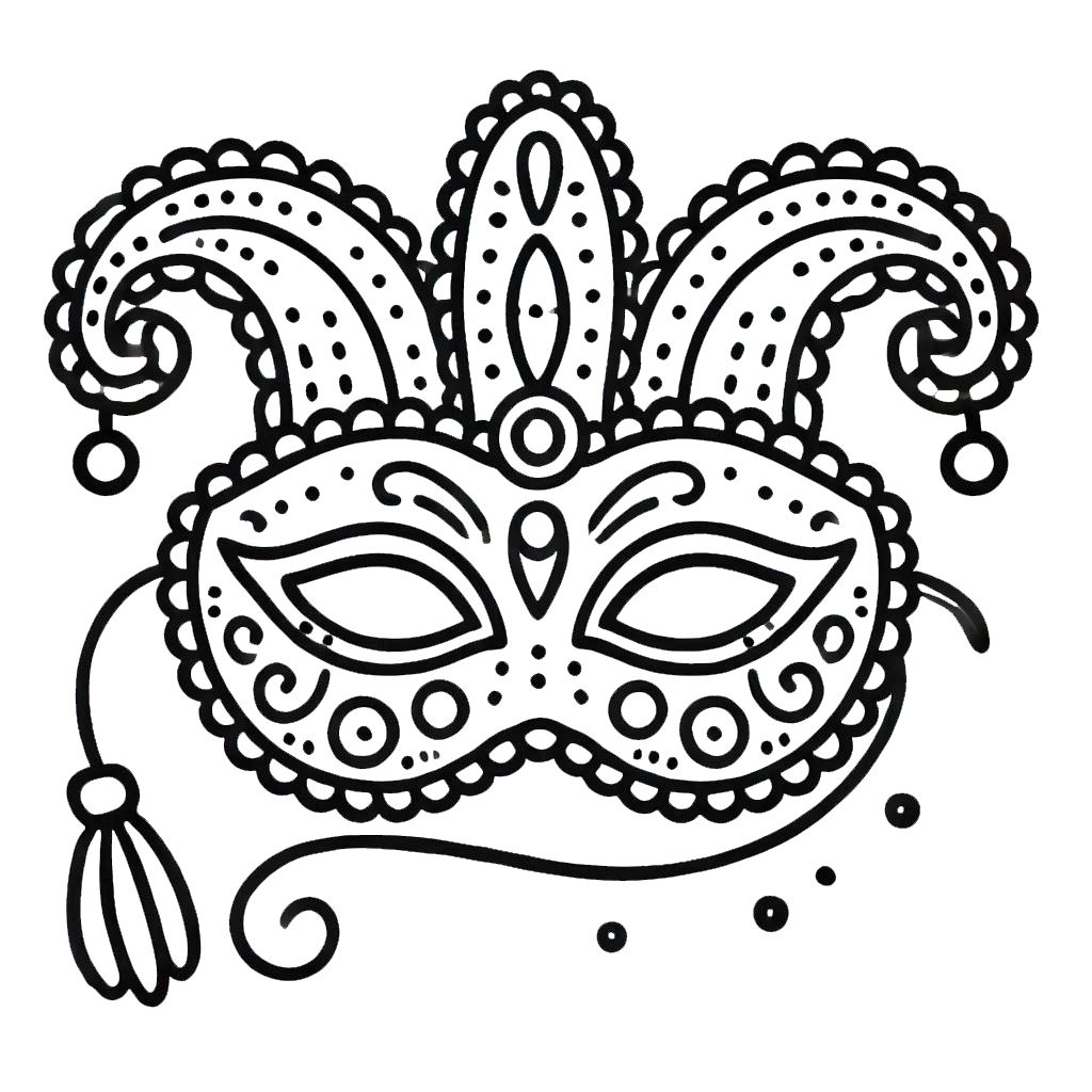 imprimer coloriage carnaval gratuit