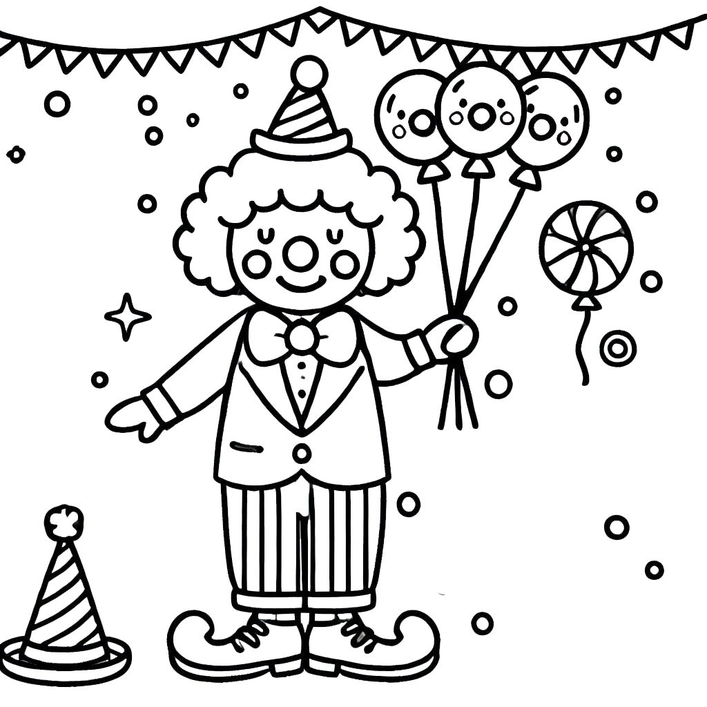 coloriage carnaval à imprimer gratuitement pdf