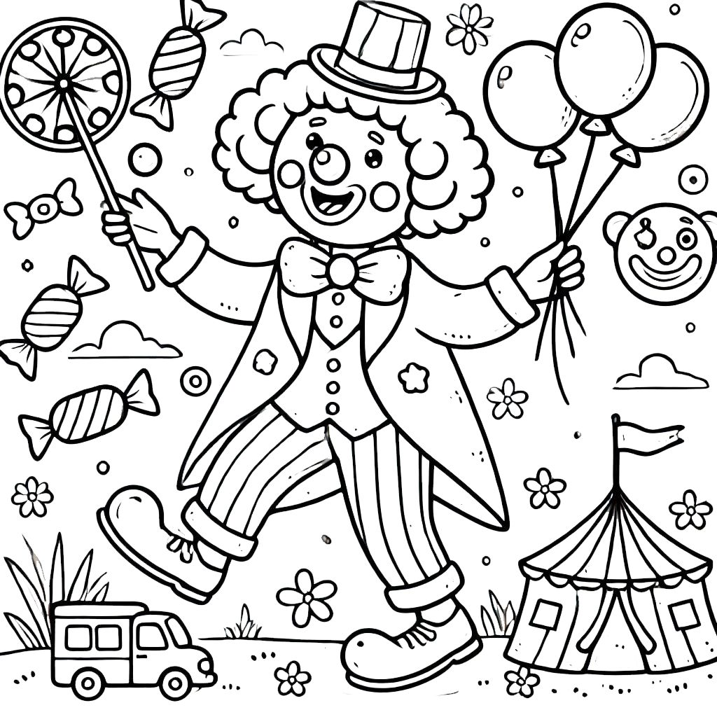 coloriage carnaval pour enfant de 7 ans