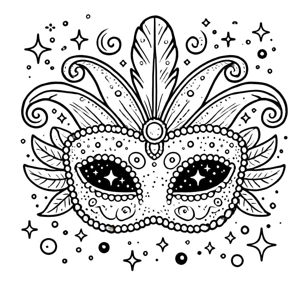 coloriage carnaval pour enfant de 8 ans