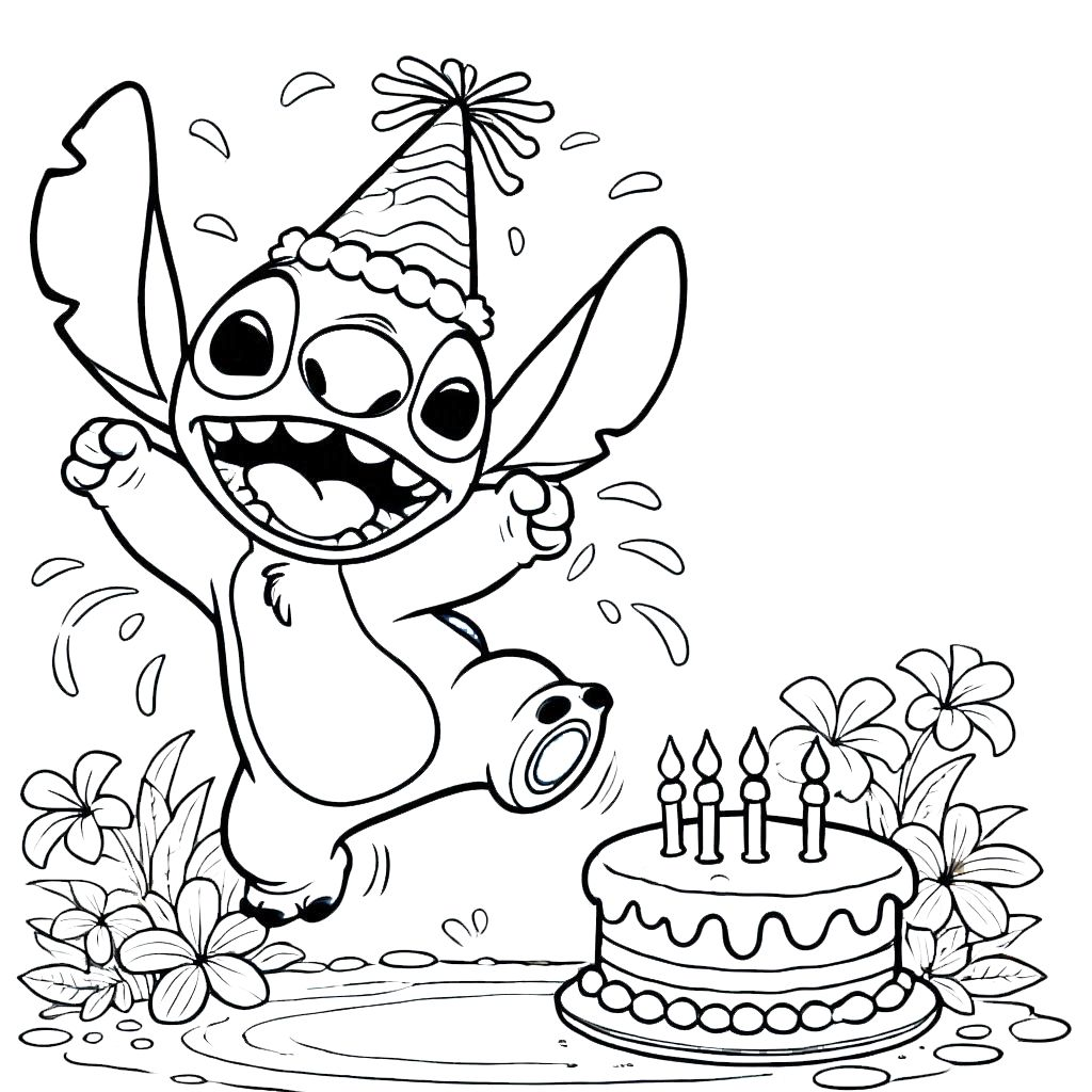 49 Coloriage Stitch Anniversaire Collection Exclusive 49 Coloriage Stitch Anniversaire Collection Exclusive