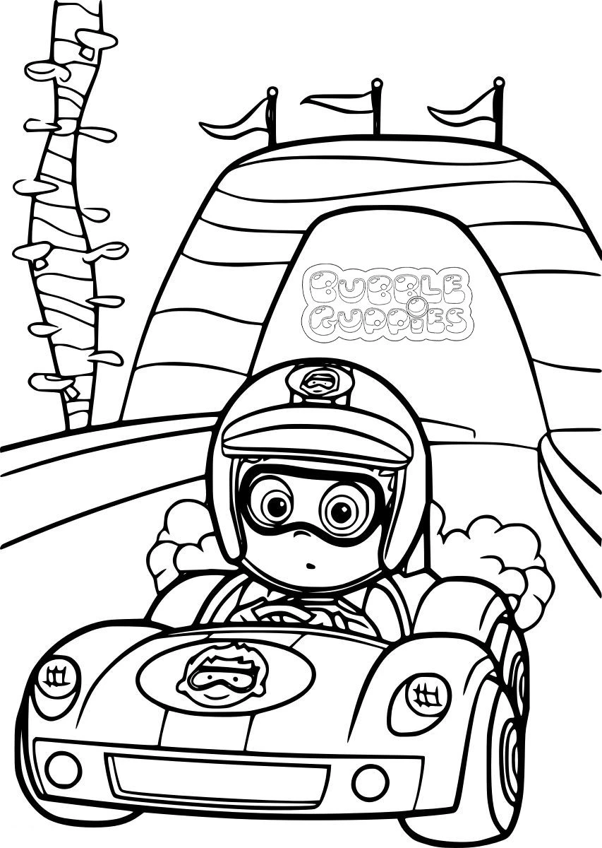 coloriage Bubble Guppies a colorier en ligne gratuitement