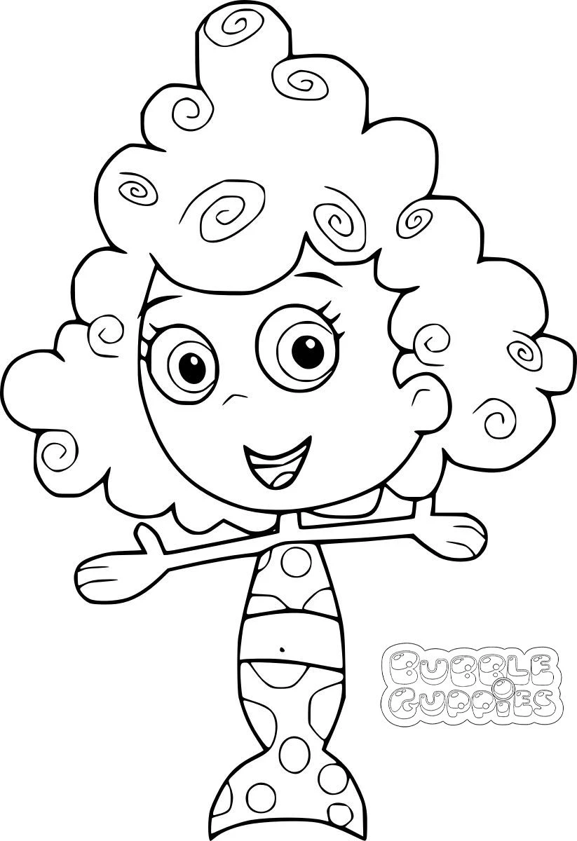 coloriage Bubble Guppies à imprimer