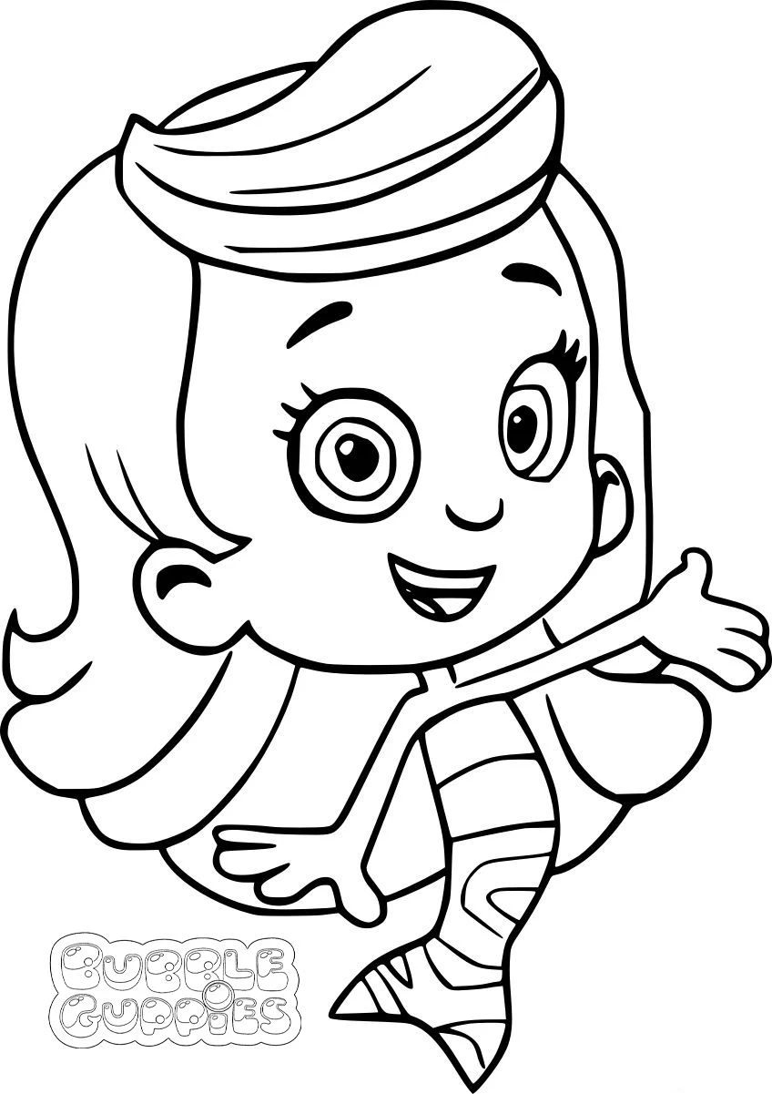 coloriage Bubble Guppies a imprimer