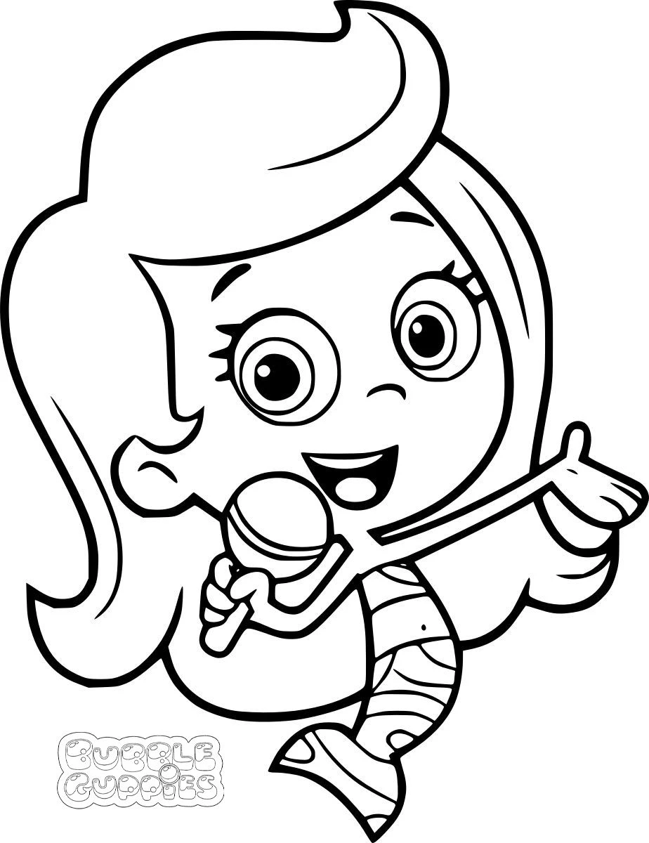 coloriage Bubble Guppies a imprimer 1