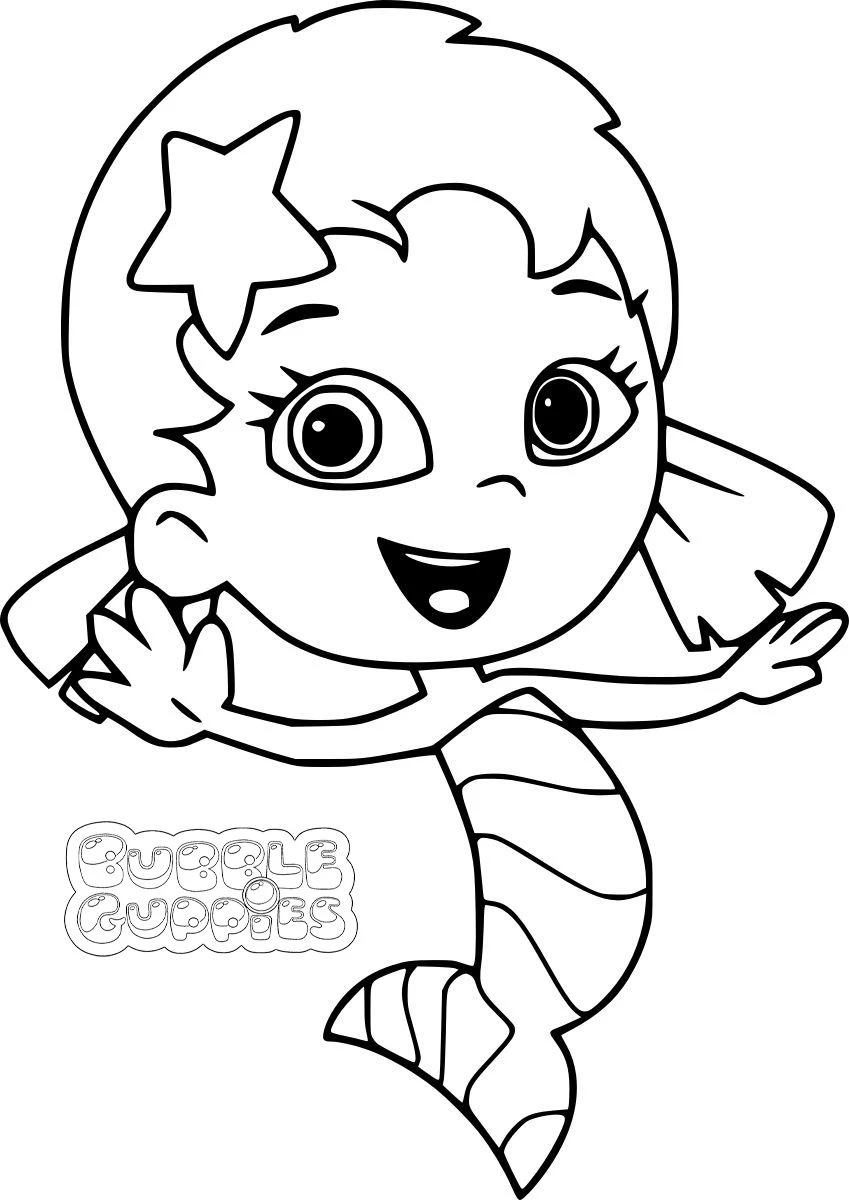 coloriage Bubble Guppies à imprimer gratuit