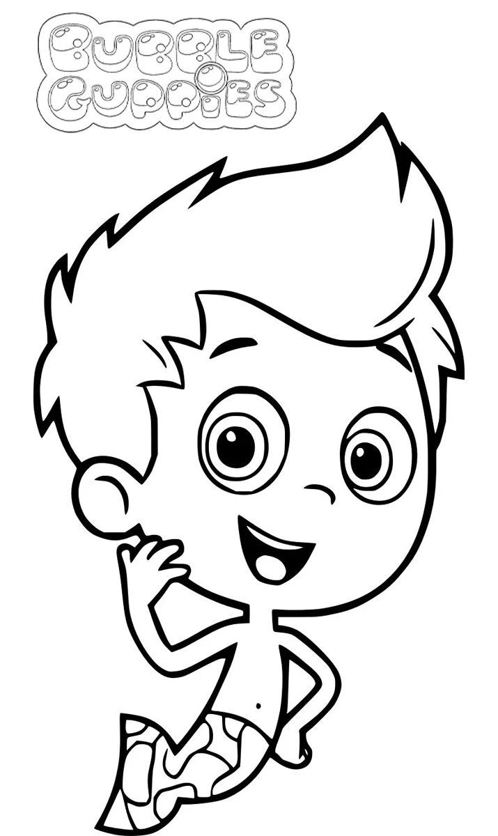 coloriage Bubble Guppies a imprimer gratuitement 3