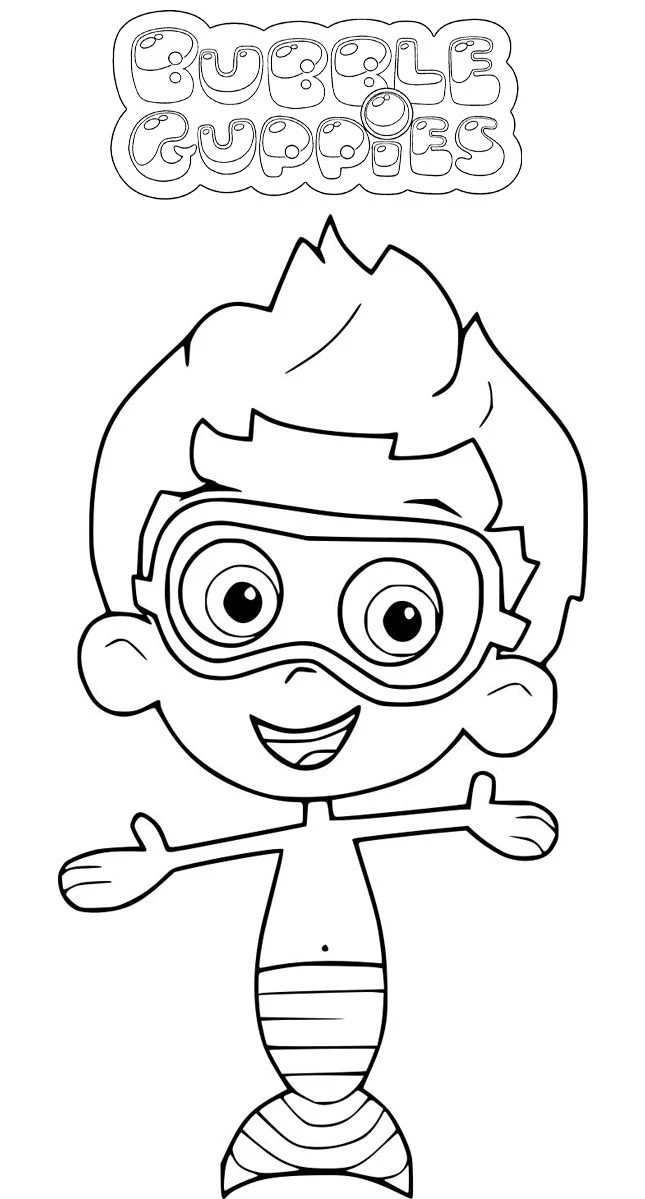 coloriage Bubble Guppies et dessin a imprimer