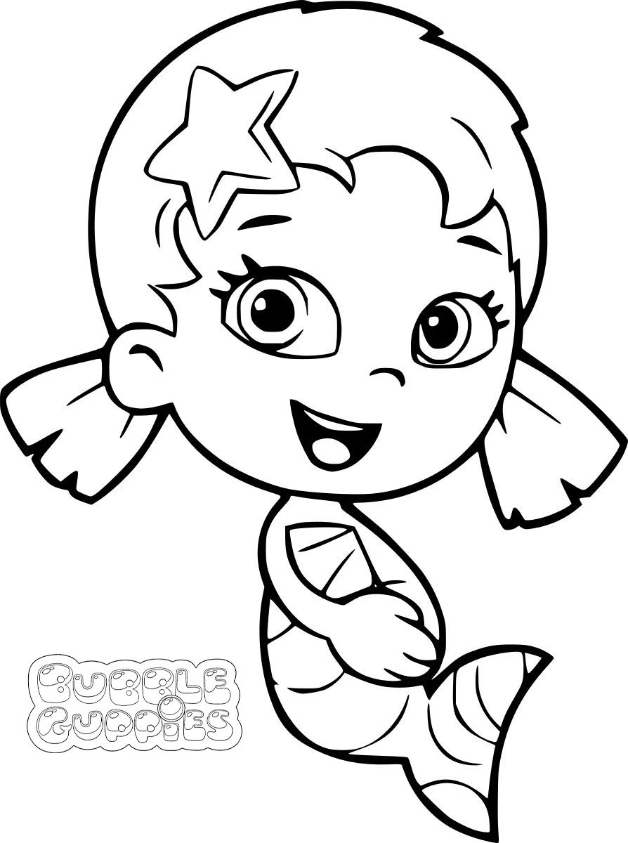 coloriage Bubble Guppies à imprimer pour enfants