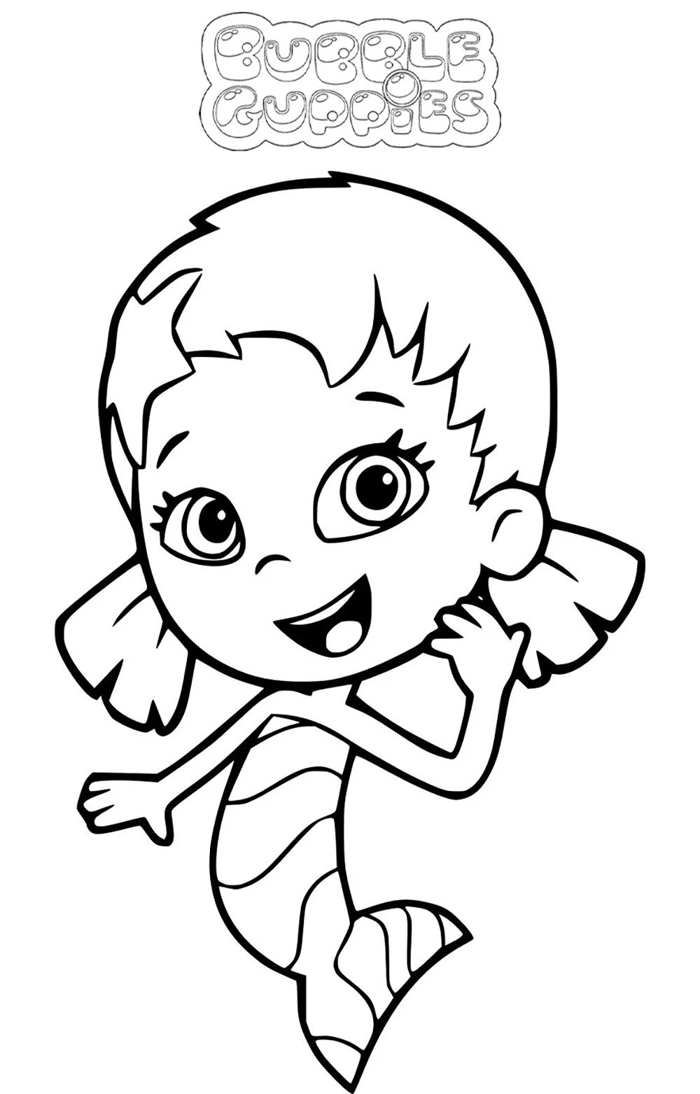 coloriage Bubble Guppies a dessiner en ligne