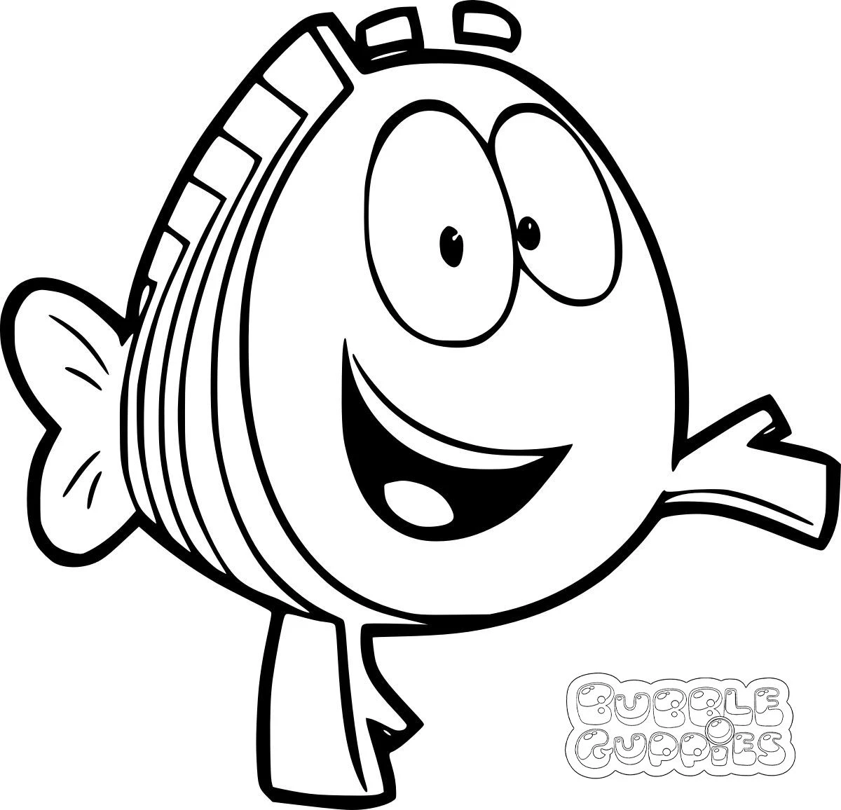 coloriage Bubble Guppies à imprimer pdf gratuit