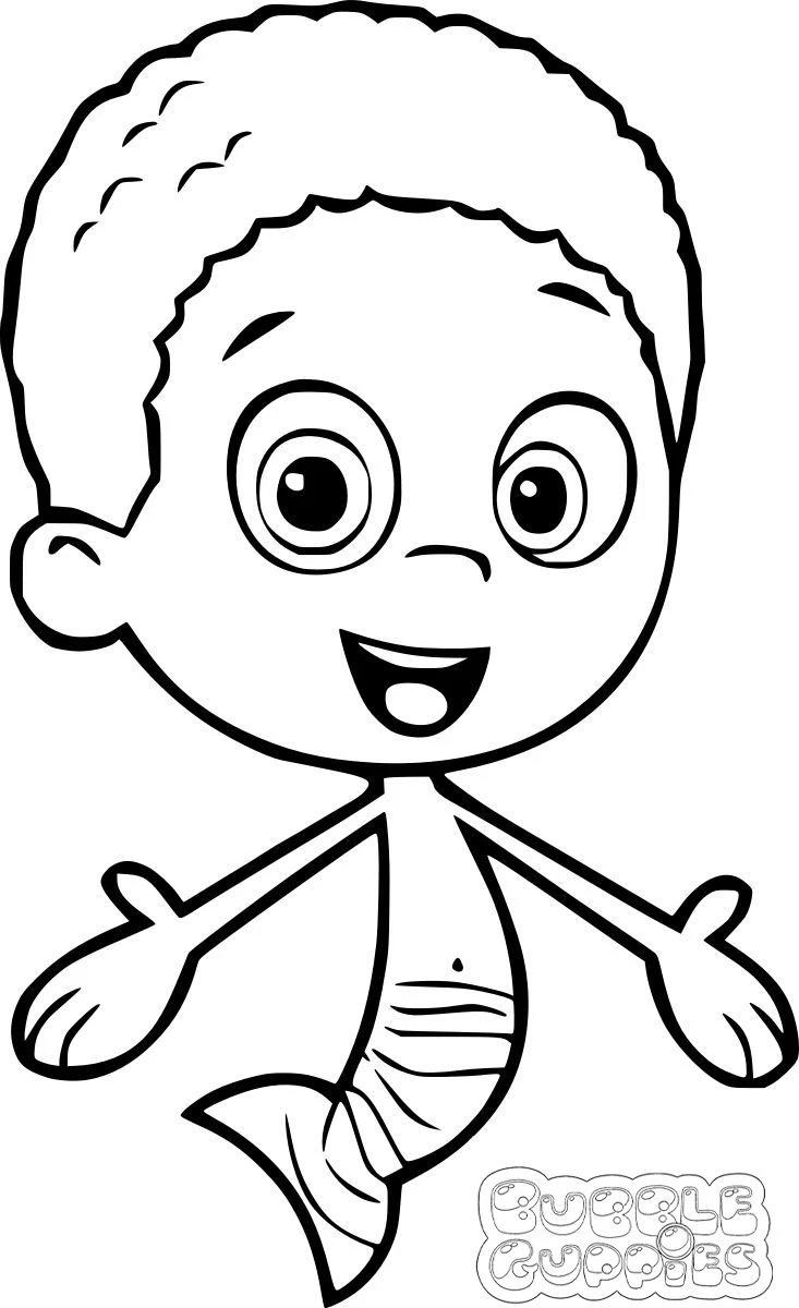 coloriage Bubble Guppies gratuit en ligne 1