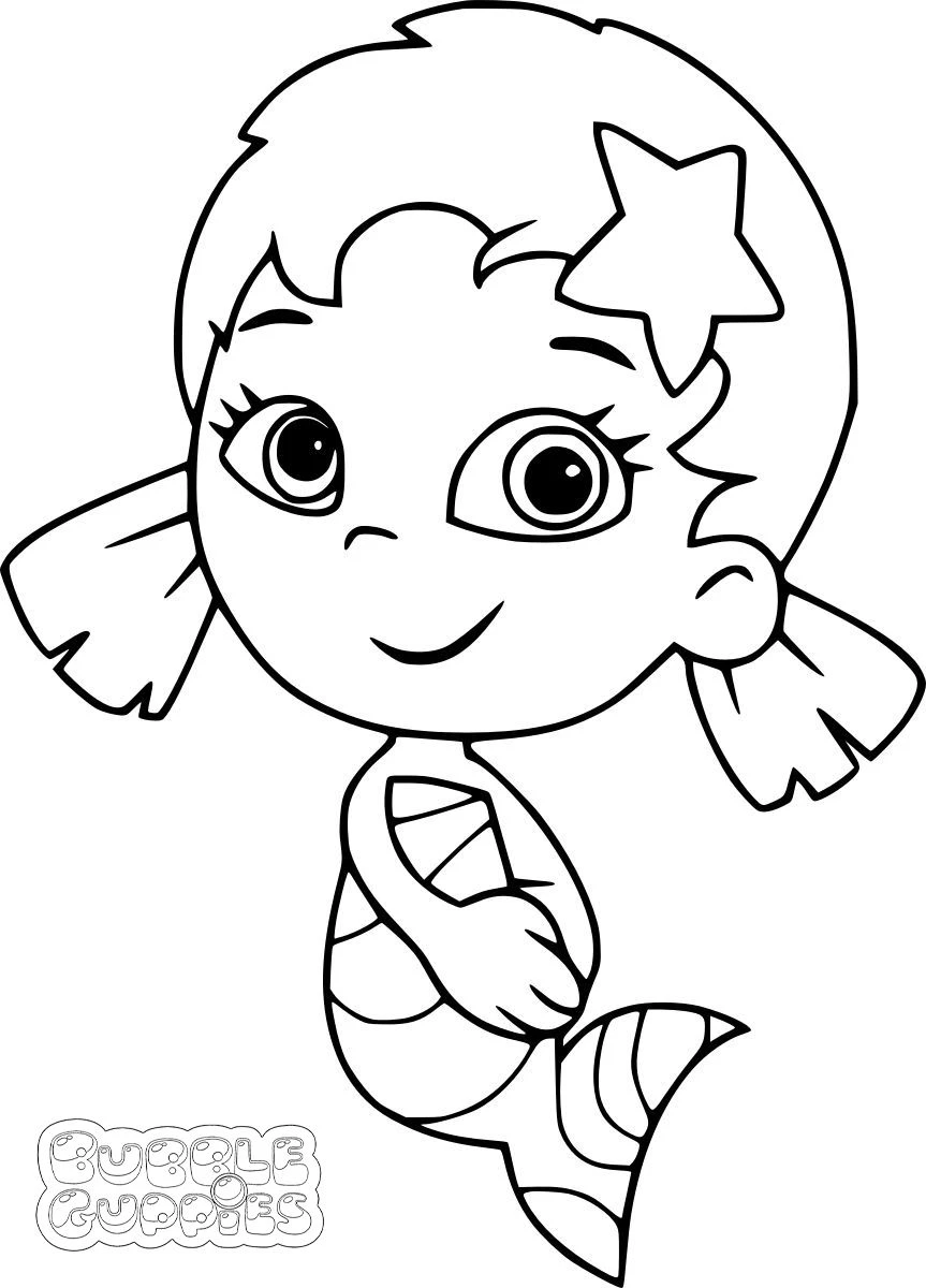 télécharger coloriage Bubble Guppies gratuit