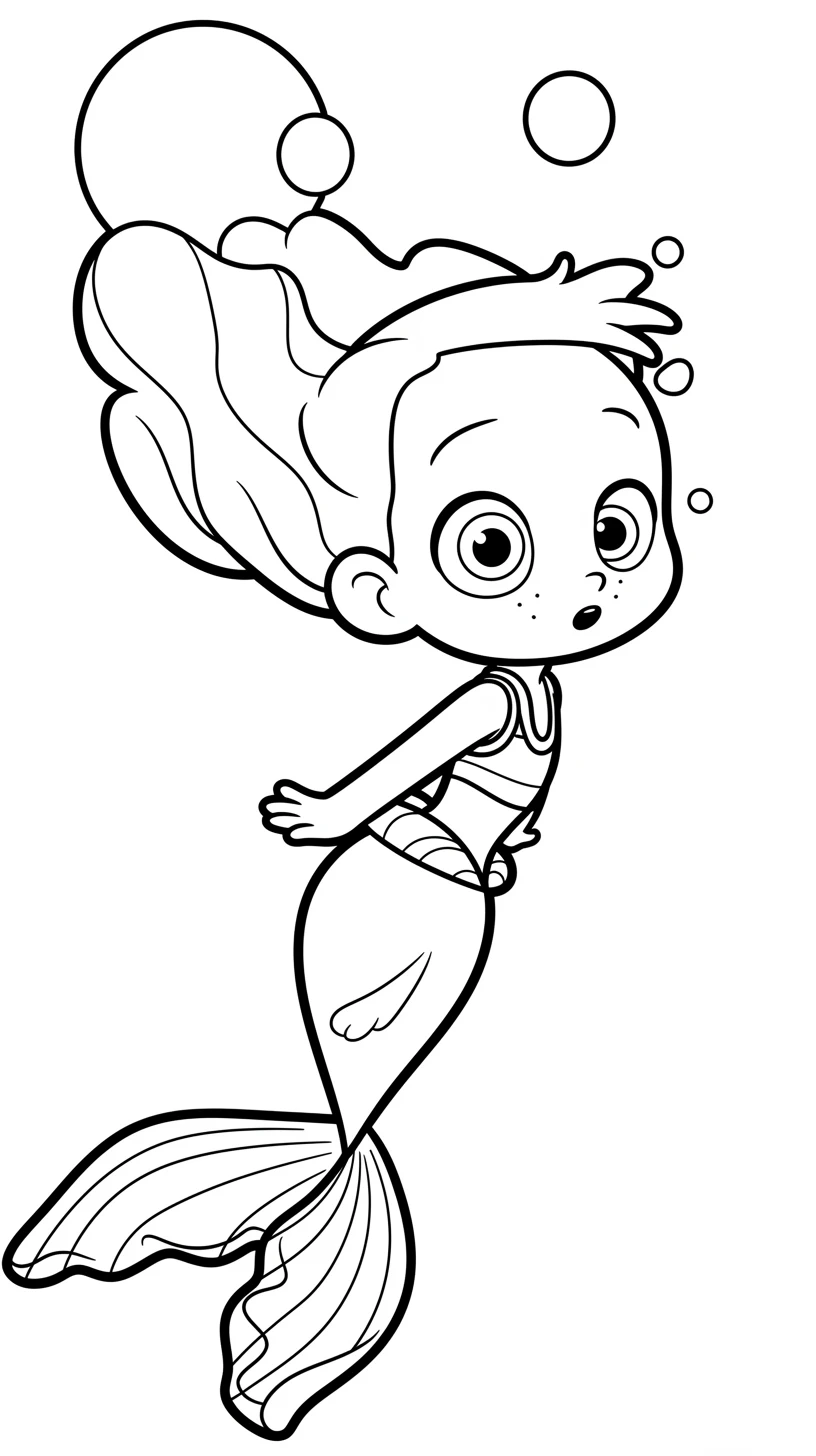 coloriage Bubble Guppies à imprimer a4