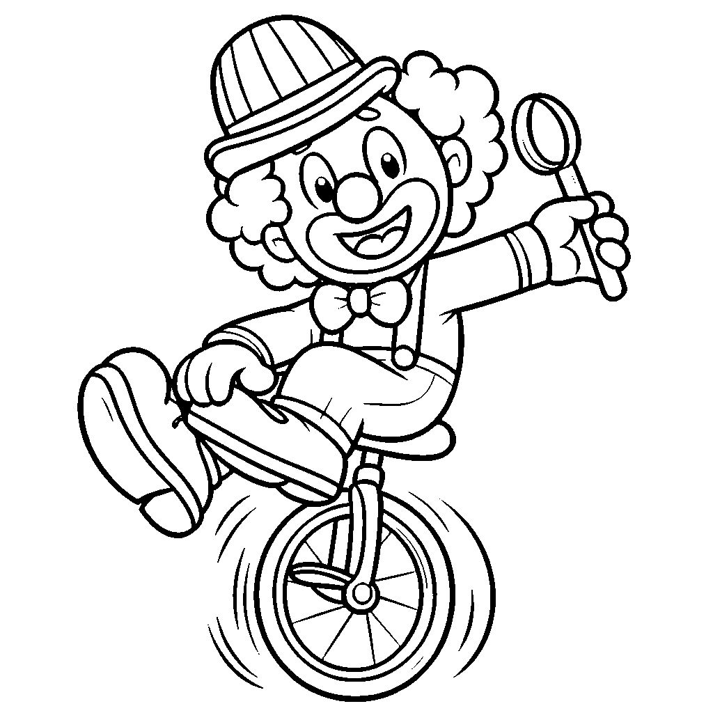 coloriage Cirque pour enfants à télécharger