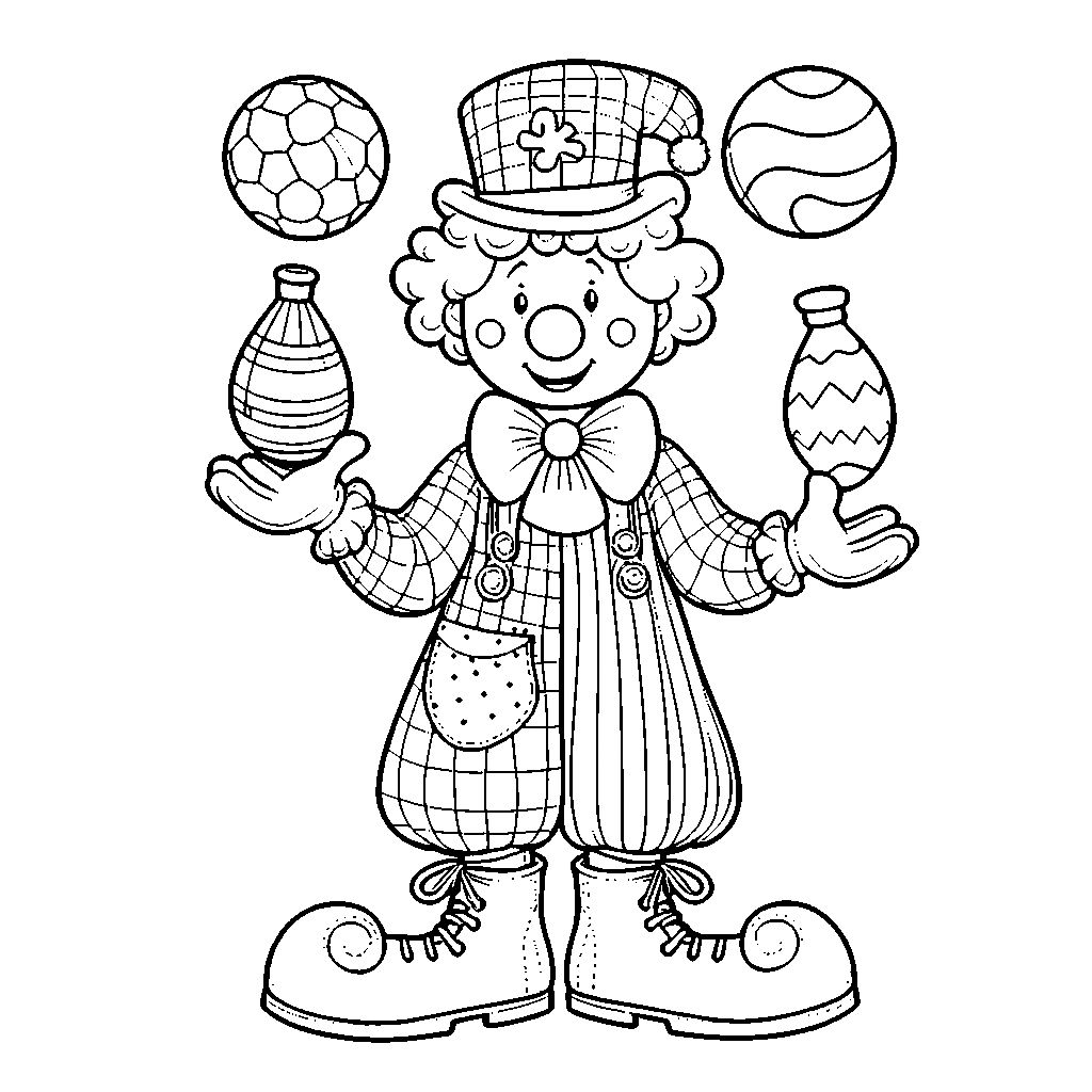 image pour coloriage Cirque enfant