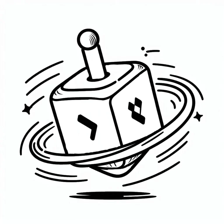 Coloriage Dreidel