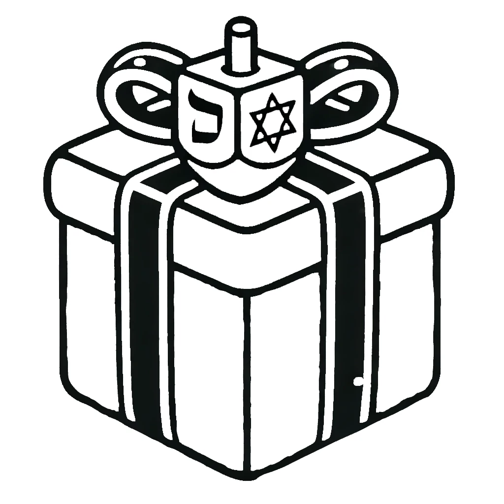 télécharger coloriage Dreidel gratuit